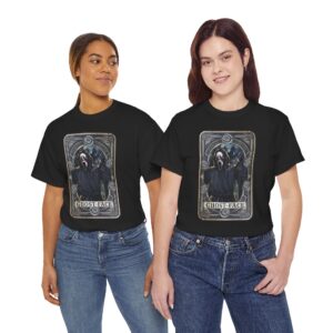 Tarot Horror Tee — Ghostface Scream Tarot Card Graphic Shirt