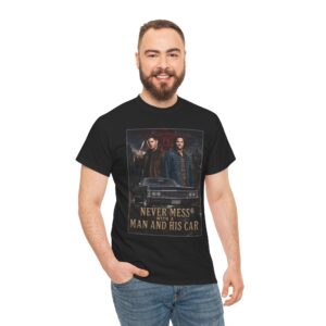 Supernatural "Never Mess With A Man And His Car" Tee