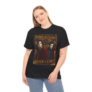 Supernatural-Inspired "Some Demons Never Leave" Tee