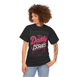Daddy Issues Tee — Retro Pink Graphic T-Shirt